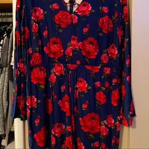 Red Rose Romper